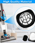 Vacuum with 2030 Vacuum Filter Pack For 2030B 2030J 2030K 2030L 2030U 3346 And 3346W, filters displayed alongside.