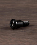 12 Pcs Black M3x10mm Hex Buttonhead Shoulder Screw viewed from side, made of tough 12.9 grade alloy steel for RC rigs.
