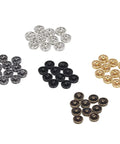 Assorted 100 Pack Mini Metal Snap Button Kit 5mm Sew On Fasteners For Doll Clothes Sewing Garment Repair Skirts And Collars