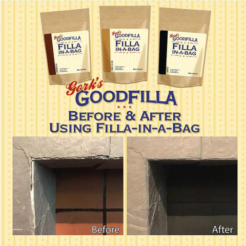 Pro Grade Wood And Grain Filler Powder That Tints Easily To Match Any Finish Flawlessly Sanding Smooth With Zero Sink Or Crack Issues For Total No Sweat DIY Perfection And A Killer Final Look In A Four Ounce Bag - Before and After Comparison