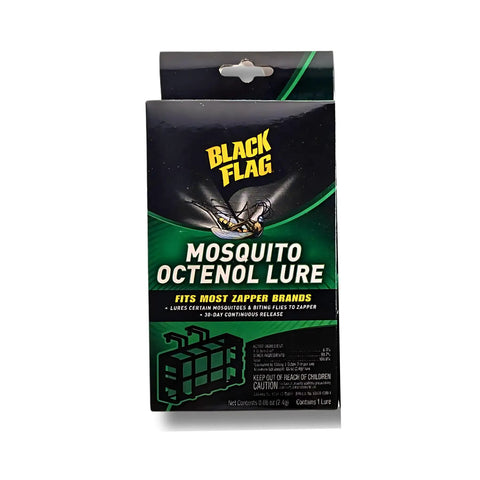 Black Flag Mosquito Octenol Lure Replacement for bug zappers, universal fit with 30 day continuous release, front view