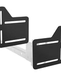 Heavy Duty Bed Frame Brackets For Headboard Adapter Connector Includes Two Rock Solid Steel Conversion Plates With Sleek Black Finish.