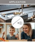 Two-Piece 1/4-20 UNC Fully Threaded Stainless Steel Rod Set, 4.3 Inch Long, 304 Stainless, Right Hand Threads, Includes Nuts And Square Washers For Furniture Mounting And Heavy-Duty Fastening, used in furniture assembly and machining