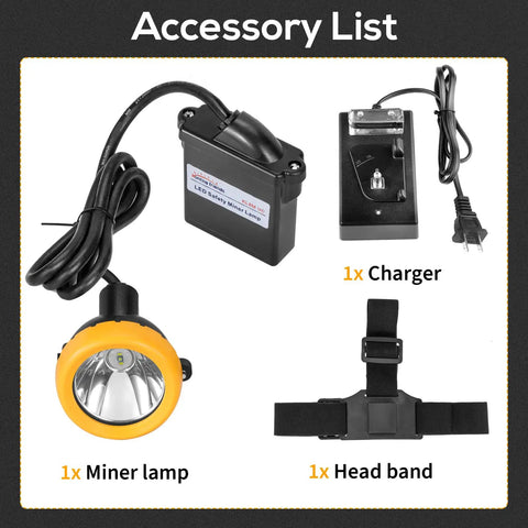 Rechargeable LED Mining Headlamp With High Lumens Cap Light, Waterproof And Explosion Proof Safety Head Torch, Built Like A Workhorse, Rugged Light For Mining, Hunting, Fishing, Camping, Construction Or Night Ops