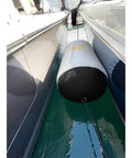 Inflatable Boat Fender For Docking And Raft Ups 42 Inch By 24 Inch Heavy Duty Military Grade Material between two boats