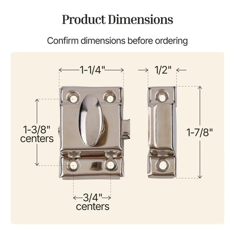 Vintage Spring Loaded Cabinet Door Latch With Nickel Plated Oval Turn Handle Small Stamped Steel Cupboard Catch For Kitchen Drawers Built Tough With Quick Install And Zero Loose Ends