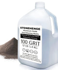 100 Grit Aluminum Oxide Sand Blasting Media For Metal Surfaces Pro Grade Heavy Duty Long Lasting High Hardness Abrasive Powder For Industrial Sandblasting 12 Lb Bag