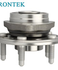Front and rear wheel bearing hub assembly with ABS beefed up 5 lug for Cadillac XTS CTS Buick LaCrosse Regal side view