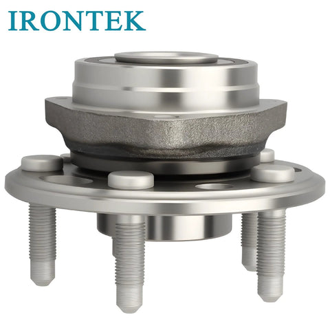 Front and rear wheel bearing hub assembly with ABS beefed up 5 lug for Cadillac XTS CTS Buick LaCrosse Regal side view