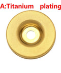 Diamond Grinding Cup Wheel And Angle Cutting Disc For Rotary Tools 49mm And 56mm Pro Grade Heavy Duty Grit 180 To 1600 For Precision Cutting And Trimming Grinding In Woodworking Construction And Machining Projects, titanium plated disc