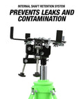 Beefy 1 Ton Transmission Jack With High Lift Range 37.5 To 76 Inches for Trucks and SUVs, top mechanism detail