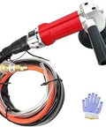 Air Powered Wet Stone Polisher For Granite Marble And Concrete 4 Inch Pneumatic Water Grinder with hoses and gloves