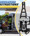 Ford Transit front right passenger door lock latch close-up, easy install for 2015-2023 Transit 150, 250, 350, V6 3.5L.