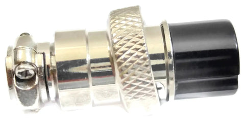 4-Pin CB Ham Radio Microphone Replacement Female Connector Plug End for Microphone Cables, Easy Install, Durable CB Mic Adapter