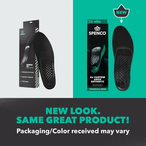 Orthotic Arch Support Full Length Shoe Insoles For Men Size 12 To 13.5 Green With Moldable Arch, Cushy Cushioning packaging