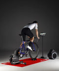 Cyclist using Avanti Zwift Ready Direct Drive Bike Trainer With Virtual Shifting One Percent Power Accuracy WiFi And Bluetooth