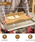 DIY Crosscut Table Saw Sled Kit With Guide Booklet For Building Your Own Tablesaw on a workshop table saw, improving accuracy and safety