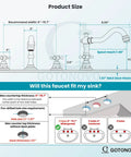 Diagram showing Dope Vintage Chrome 8 Inch Widespread Bathroom Faucet With Two Cross Handles installation guide and measurements.