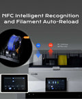 Crazy Color 3D Printing System for Plus4 Printer With 65C Active Drying NFC Smart Recognition Filament Auto Reload