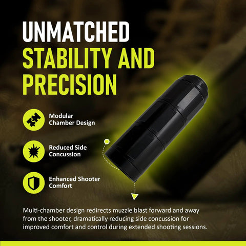 Beefy Heavy Duty CNC Machined 1/2x28 Threaded Enhancement Adapter With 3.8 Inch Precision Alignment Device modular design