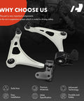 Two Front Lower Control Arm Set With Ball Joints And Bushings For Honda Pilot 2016-2022, Ridgeline 2017-2019, Passport 2019, Acura MDX 2014-2020