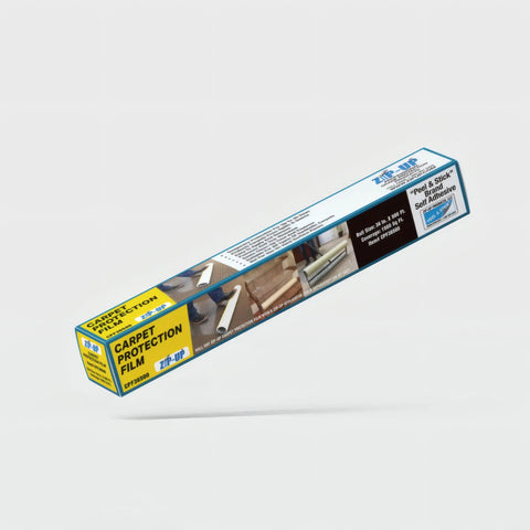 Box of Carpet Protection Film 36 Inch By 500 Foot Floor And Surface Shield With Sticky Backing For Easy Install Boss Level Protection