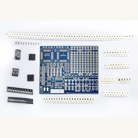 Cool Hands On Rotating Water Lamp Kit For Soldering Practice With Flashing LEDs And NE555 CD4017 Circuit board and components.