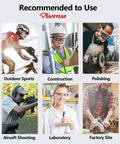 Over Glasses Safety Goggles For Men And Women Anti Fog And Anti Scratch HD Lens ANSI Z87 And EN166 Approved Eye Protection For Work