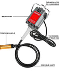 Heavy Duty Flex Shaft Polishing Machine With Foot Pedal And Six Point Five Millimeter Chuck For Jewelry Engraving And Stone Carving At Eighteen Thousand Rpm With Copper Motor Built Tough And Zero Hassle main engine, operation handle, and flexible shaft detail.