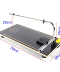 Heavy Duty Tabletop Hot Wire Foam Cutter Knockout Slicing Power For Styrofoam EPE KT Board Adjustable Angle 78cm x 38cm with measurement scale