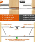 Comparison of Heavy Duty Swage Lag Screws For Cable Railing 80 Pack One Eighth Inch Cable Railing Hardware Kit T316 Stainless Steel