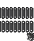 20 Pack Mending Plates For Wood Repair Kit With 40 Self Tapping Screws Beefy 304 Stainless Steel Rust Resistant Fasteners