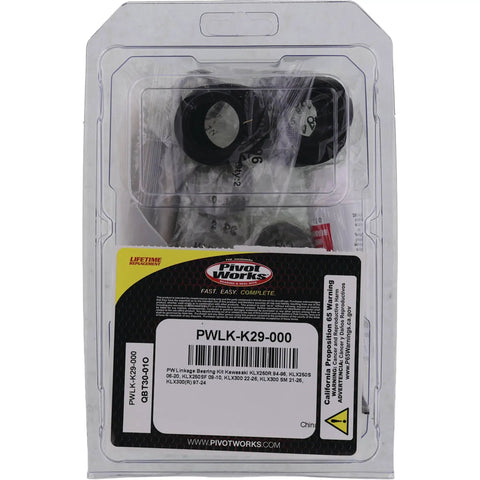 Rear Suspension Linkage Rebuild Kit For KLX250R 1994-1996, KLX250S 2006-2019, KLX250SF 2009-2010, KLX300R 1997-2007 To Restore Smooth Handling And Peak Performance On Dirt Bikes, sealed blister pack