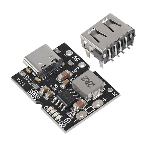 Type C USB Boost Converter Module Pack Six Pieces 5V 2A Output Boost Up Power Must Have Charge Discharge Integrated Board