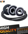 Fit This Straight Fire Washer Drum Bearing And Seal Setup To Kick Out Loud Screech Noise And Restore Full Spinning Power To Your Laundry Gear Without The Stress Or High Repair Tickets Today, featuring black rubber and metal bearings.