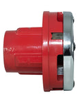 1-1/2 Inch Ratchet Pipe Threader Die Head Replacement Fits Most Ratchet Pipe Threader Kits For Galvanized And Iron Pipes Durable Cast Iron Construction Not For Stainless Steel DIY Handyman Grade Tool Accessory red side view