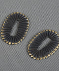 Two Piece Brass Seppa Spacer Set For Japanese Samurai Swords Replacement For Katana Wakizashi And Tanto Tsuba Tightening Front And Back Fittings