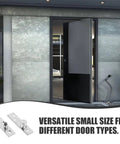 Two Pairs Stainless Steel Pivot Door Hinges 360 Degree Hidden Center Hung For Doors 20 To 40 mm Thickness Sleek Modern Design