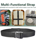 Tough As Nails 39 Inch Battery Hold Down Straps Heavy Duty Car Battery Tie Down Webbing With Quick Release Buckles Weather Resistant For Truck Suv Boat Rv Black displayed with multifunctional use examples.