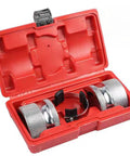 Universal Adjustable Fork Seal Driver Tool For 39mm To 50mm Front Forks Split Design Fork Seal Installer with red case
