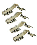 Heavy Duty 45 Degree Cabinet Hinge With Smooth As Butter Hydraulic Soft Close 35Mm Cup For Corner Overlay Doors Zero Slam Quick Clip Setup Pack Of 4 Hardware Pieces