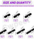 All-In-One Super Handy 23Pcs 2.0 mm Pitch DIP IC Socket Adapter Kit With Right Angle Pin Headers For PCB Boards and 20 to 50 pin sizes