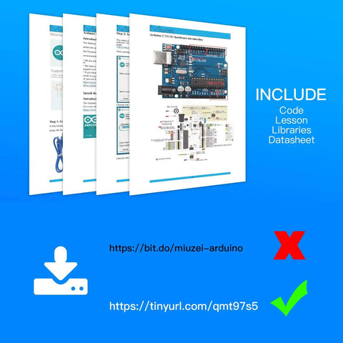 Digital display of Arduino Starter Kit For Arduino Projects With Breadboard, LCD1602 Module, Jumpers, Servo, Sensors, LEDs, And 28 Free Lessons