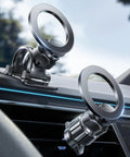 MagSafe Car Mount 2 In 1 Vent Clip Or Dashboard Mount For iPhone 16 15 14 13 12 Pro Plus Mini Ultra 2025 Magnetic Holder
