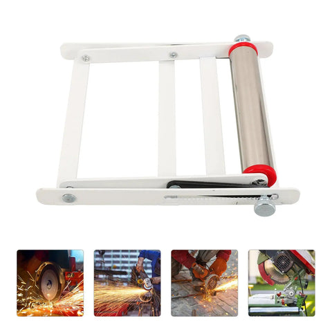 Adjustable Stainless Steel Cutting Machine Support Stand With Anti Slip Teeth, Heavy Duty Trimmer Bracket for workshop material holding