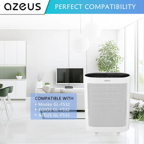 GL-FS32 Compatible True HEPA H13 Filter Replacement With Activated Carbon And Pre Filter For Air Purifier in modern room