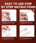 Step-by-step guide using Leather Craft Tools Arc Shaped Half Round Punch Set With Edge Cutters for DIY projects.