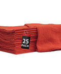 Lint Free 14x14 Shop Towels 25 Pack 100% Cotton Commercial Grade Red Rags For Auto Mechanics Pro Grade Durable 4 Sided Overlocked Stitching