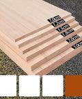 Stack of varied thickness wood panels for use with Aluminum L Shaped Wall Corner Guard Peel And Stick Edge Protector.