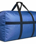 Extra Large Foldable Duffle Bag For Travel And Moving, 100L XXL Gear Tote With Reinforced Handles And Lockable Zipper, Blue